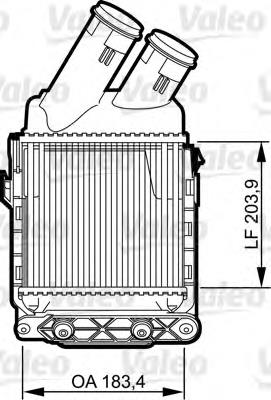 Radiador de intercooler Kamoka 7750114