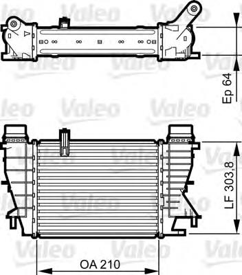 144618748R Renault (RVI) Radiador de intercooler