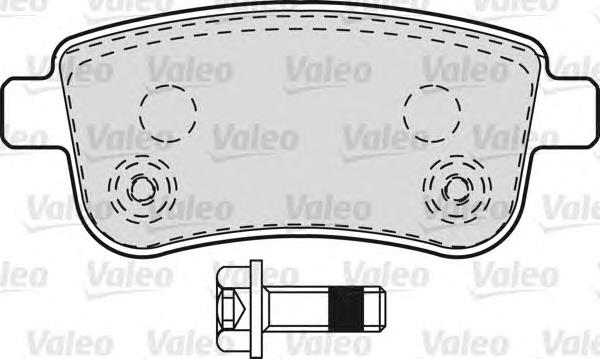 Sapatas do freio traseiras de disco VALEO 601000 preço, a partir de 27,49 USD