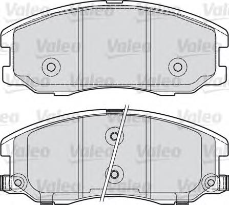 Compre 96626070 General Motors Sapatas do freio dianteiras de disco