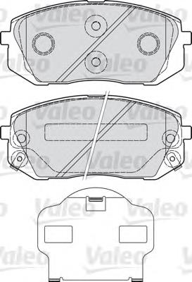 Compre 58101D5A10 Hyundai/Kia Sapatas do freio dianteiras de disco