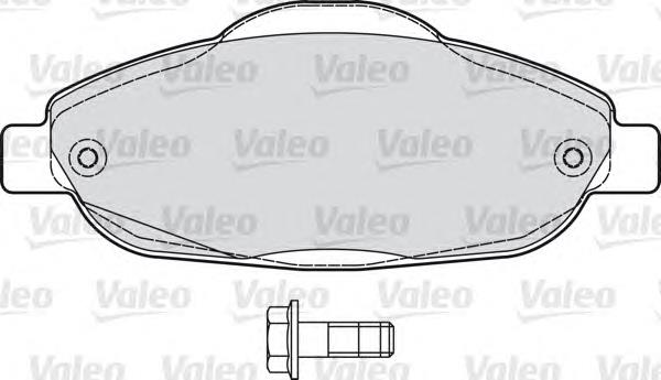1613259380 Peugeot/Citroen Sapatas do freio dianteiras de disco