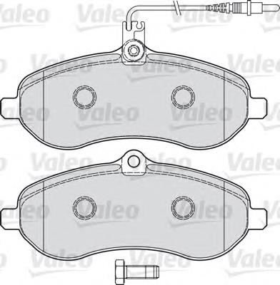 Sapatas do freio dianteiras de disco VALEO 598899 preço, a partir de 52,43 USD