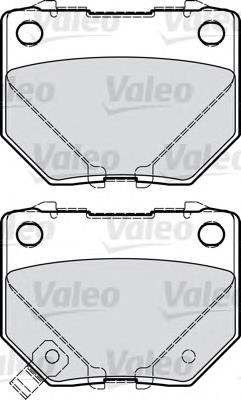26696FE070 Subaru Sapatas do freio traseiras de disco
