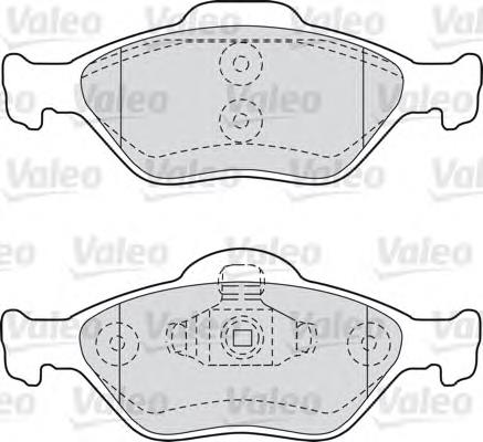Sapatas do freio dianteiras de disco VALEO 598564 preço, a partir de 22,89 USD