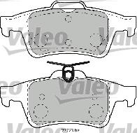 FU2Z2V200F Ford Sapatas do freio traseiras de disco