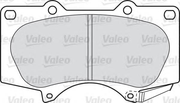 Sapatas do freio dianteiras de disco VALEO 598857 preço, a partir de 34,84 USD