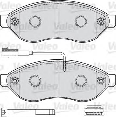 Compre 1647864080 Peugeot/Citroen Sapatas do freio dianteiras de disco