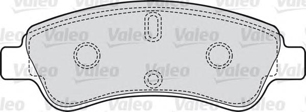 Sapatas do freio dianteiras de disco VALEO 598464 preço, a partir de 24,28 USD