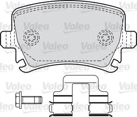Sapatas do freio traseiras de disco VAG 3C0698451C preço, a partir de 50,34 USD