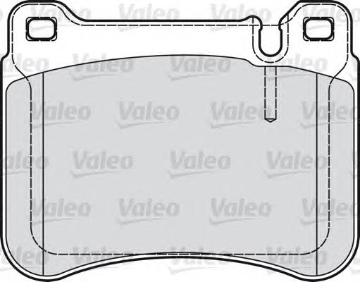 Sapatas do freio dianteiras de disco VALEO 601034 preço, a partir de 39,51 USD