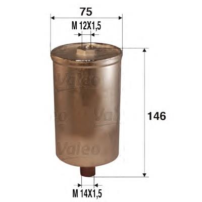 Filtro de combustível VALEO 587206 preço, a partir de 22,92 USD