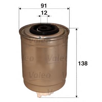 Compre 587721 VALEO Filtro de combustível