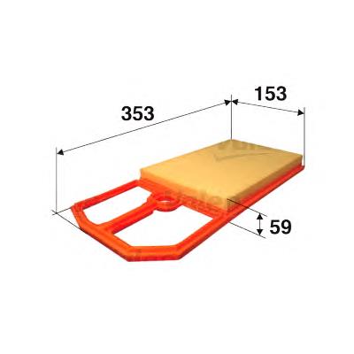 Filtro de ar FA2329 Bremsi
