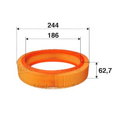 Filtro de ar Renault (RVI) 7701023283