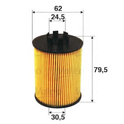 Filtro de óleo General Motors 650308