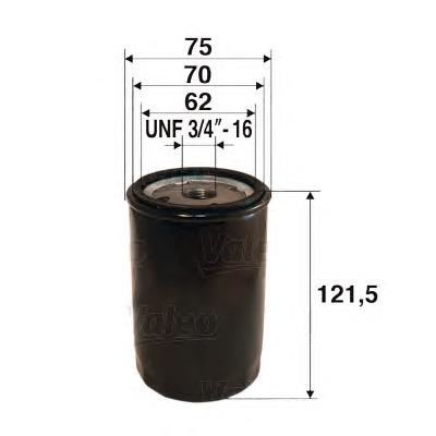 586030 VALEO Filtro de óleo
