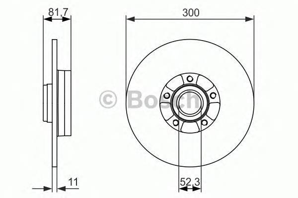 Compre BDS1285 Jurid/Bendix Disco do freio traseiro