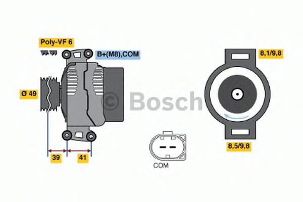 Gerador Bosch 0121715012