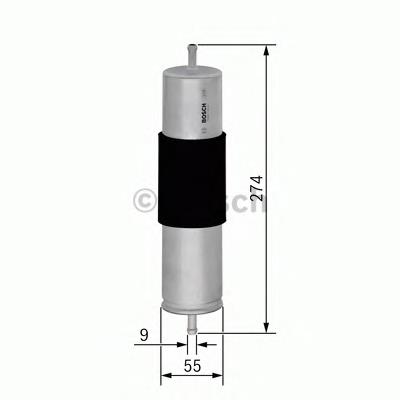 Filtro de combustível 0450906462 Bosch
