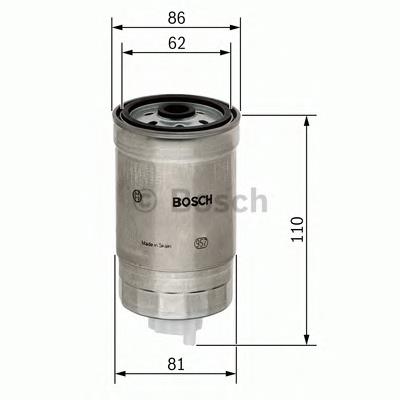Filtro de combustível F026402011 Bosch