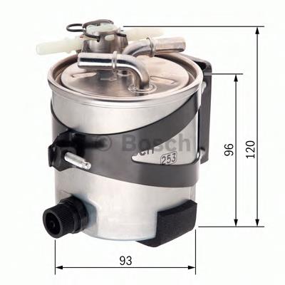 Filtro de combustível F026402016 Bosch