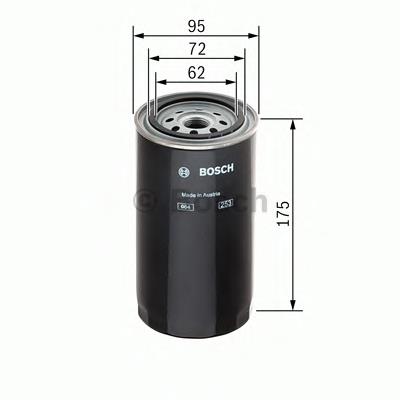 Filtro de combustível F026402030 Bosch