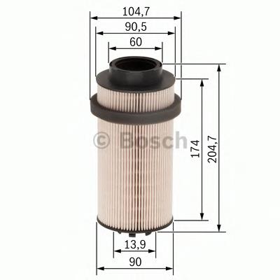 Compre 1529649 DAF Filtro de combustível
