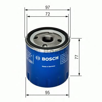 Filtro de óleo F026407024 Bosch