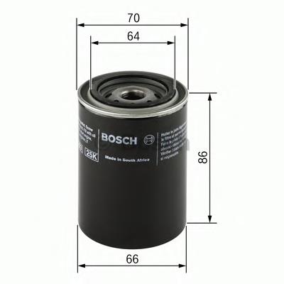 Filtro de óleo F026407025 Bosch