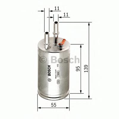 Filtro de combustível F026403014 Bosch