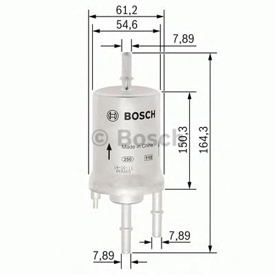 Filtro de combustível F026403006 Bosch