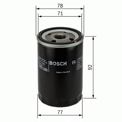 Filtro de óleo F026407017 Bosch