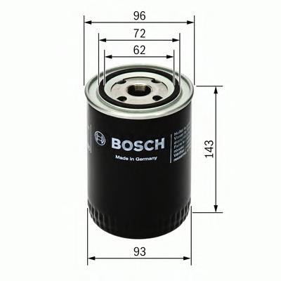 Filtro de óleo F026407083 Bosch