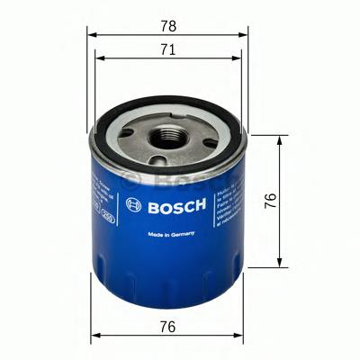 Filtro de óleo F026407078 Bosch