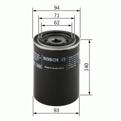 P550166 Donaldson Filtro de óleo