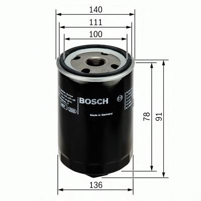 Filtro de óleo 0451103368 Bosch