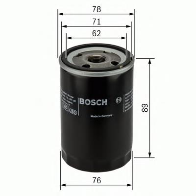 Filtro de óleo 0451104026 Bosch