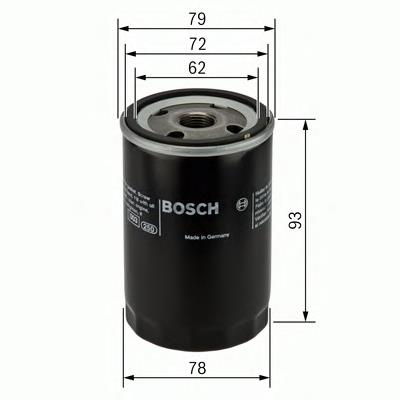 Filtro de óleo 0451103363 Bosch