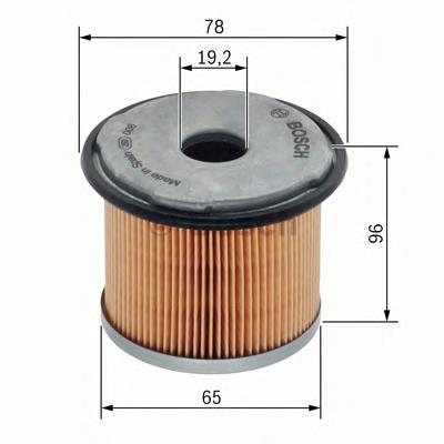 Filtro de combustível 1457431720 Bosch