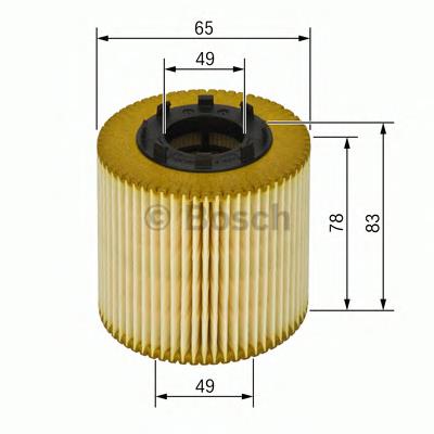 Filtro de óleo 1457429256 Bosch