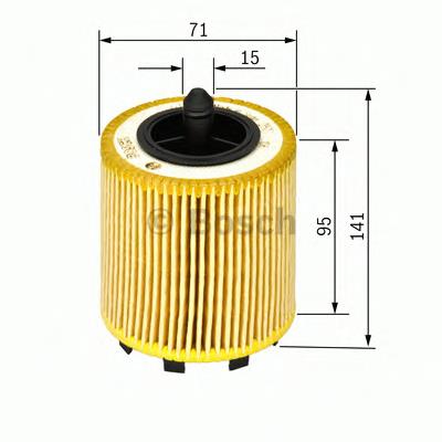 Filtro de óleo 1457429192 Bosch