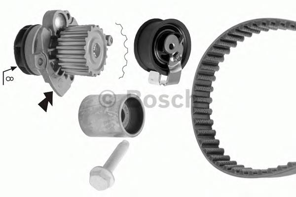 KTBWP4150 Dayco Correia do mecanismo de distribuição de gás, kit