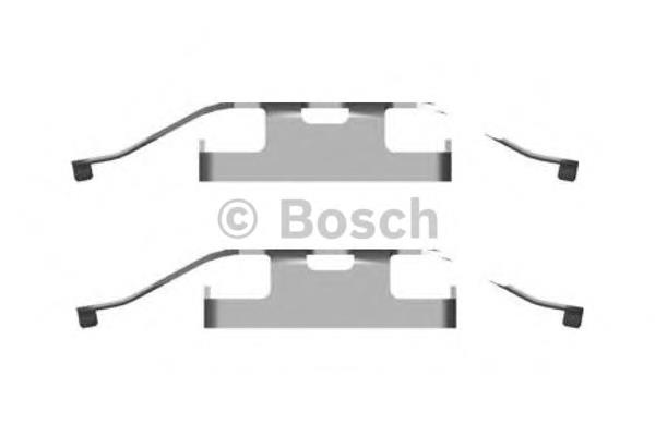 Kit de molas de fixação de sapatas de disco traseiras 7L6615295 VAG