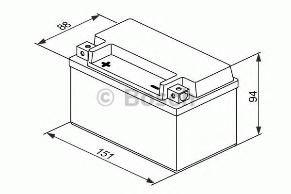 Bateria recarregável (PILHA) 0092M60070 Bosch