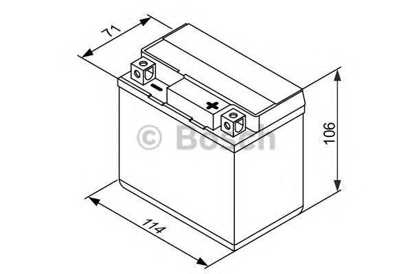 Bateria recarregável (PILHA) 0092M60040 Bosch