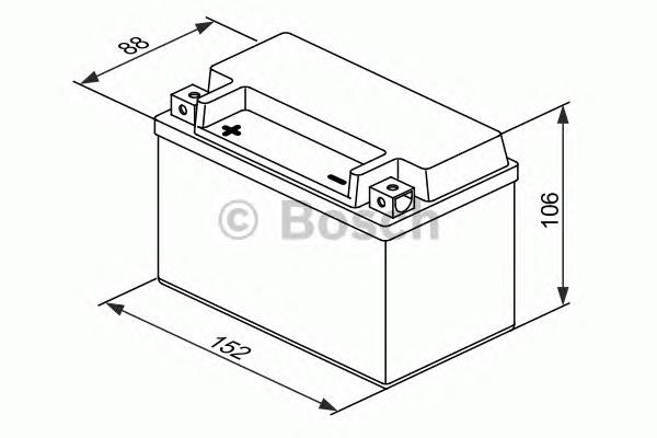 Bateria recarregável (PILHA) 0092M60100 Bosch