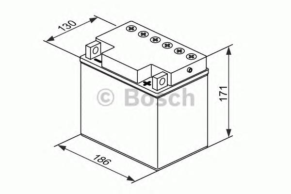 Bateria recarregável (PILHA) 0092M4F540 Bosch