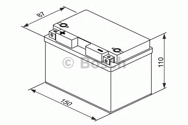 YTZ14BS Exide Bateria recarregável (PILHA)