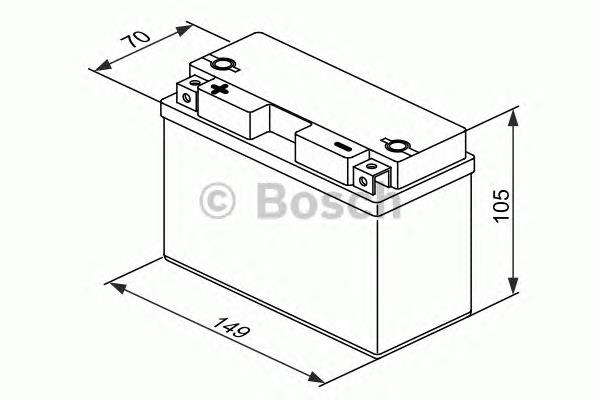 YT9BBS Exide Bateria recarregável (PILHA)